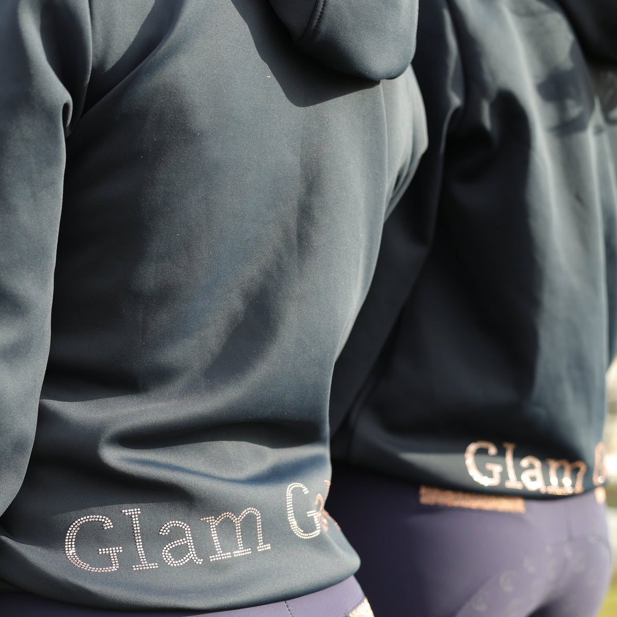 Midnight Navy Crystal Hoodie